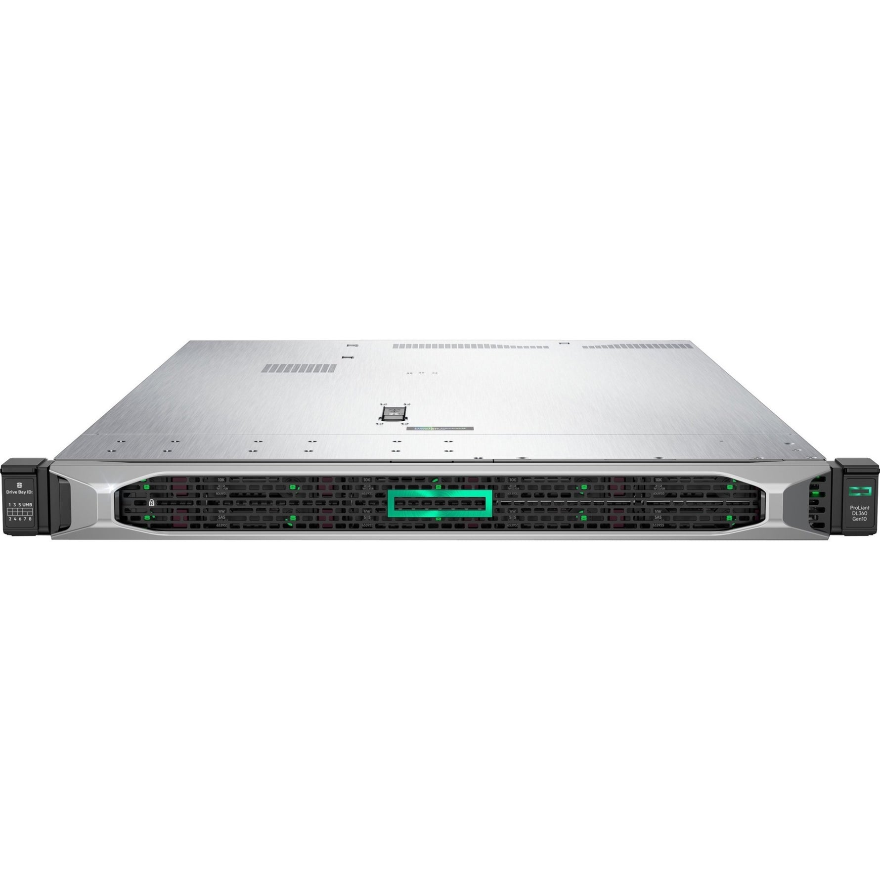 HPE ProLiant DL360 G10 1U Rack Server - 1 Xeon Gold 6226R 2.90 GHz - 32 GB RAM - Serial ATA, 12Gb/s SAS Controller - Top view