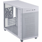 Asus AP201 ASUS PRIME CASE TG Computer Case - Micro ATX, Mini ITX Motherboard Supported - Tower - Tempered Glass - White - Top view