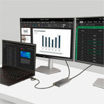 StarTech.com USB-C to Dual-HDMI Adapter, USB-C/A to 2x HDMI, 4K 60Hz, 100W PD Passthrough, 1ft/30cm Cable, USB to HDMI Converter, TAA - Alternate view 6