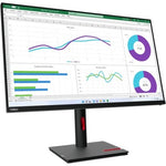 Lenovo ThinkVision T32h-30 32' Class WQHD LED Monitor - 16:9 - Raven Black