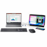 Dell Premier MS900 Mouse - Bluetooth/Radio Frequency - USB Type A - Track-On-Glass - Graphite - Alternate view 7