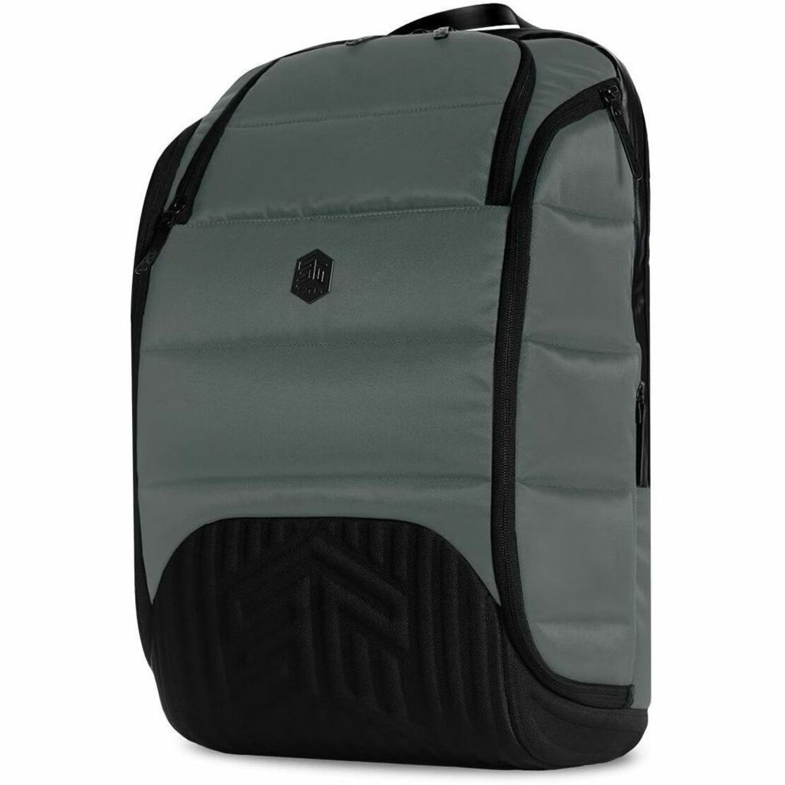 STM Goods Dux Rugged Carrying Case (Backpack) for 40.6 cm (16') to 43.2 cm (17') Apple MacBook Pro - Gray Storm - Left view