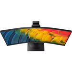 Philips Ultrawide 34B1U5600CH 34' Class Webcam UW-QHD Curved Screen LCD Monitor - 21:9 - Textured Black - Top view