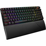 Asus ROG Strix Scope II 96 Wireless Gaming Keyboard - Compact - Wired/Wireless Connectivity - USB 2.0 Type A Interface - RGB LED - Black - Right view