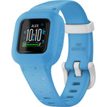 Garmin v&iacute;vofit jr. 3 Smart Watch - Blue Body Color - Silicone Band Material - Left view