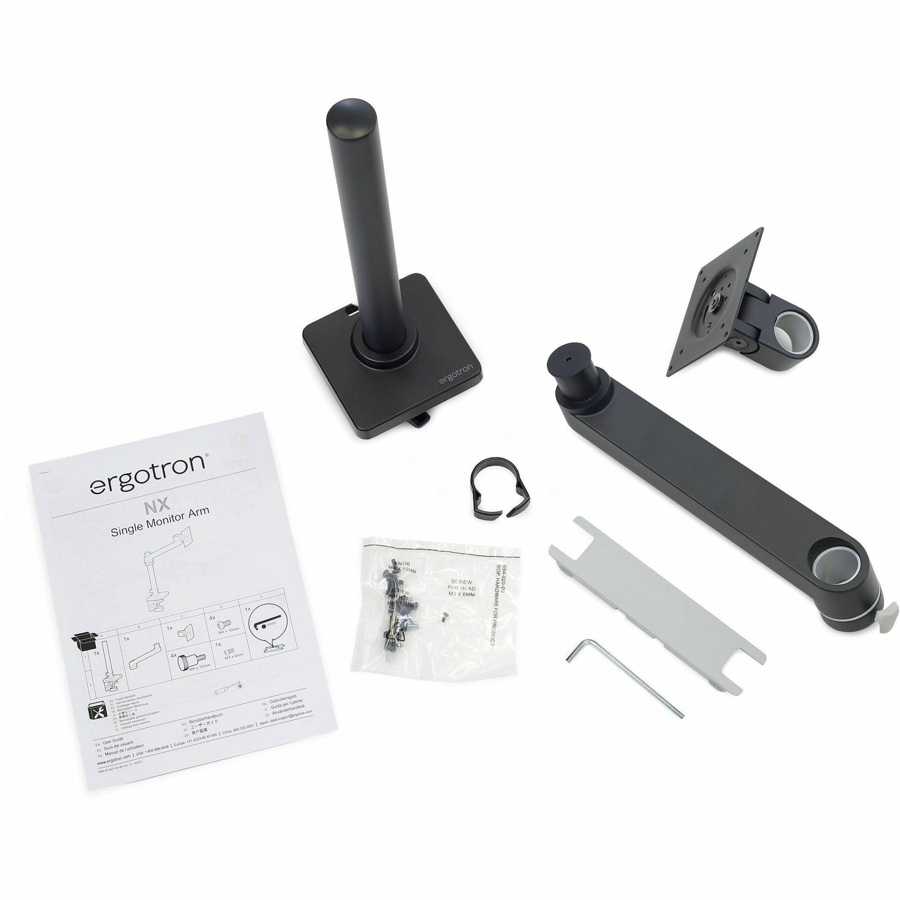 Ergotron Mounting Arm for LCD Display - Black - Alternate view 9