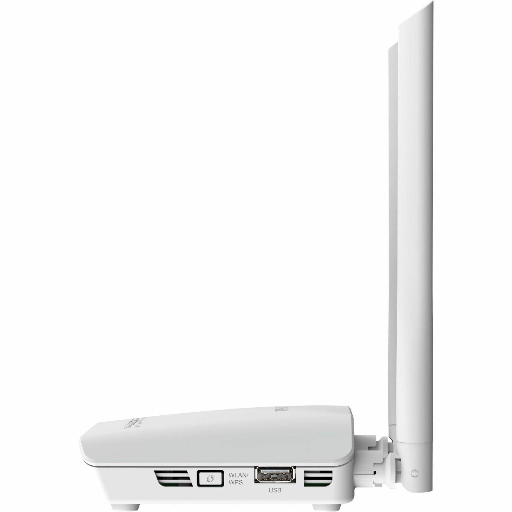 D-Link DSL-226 Wi-Fi 4 IEEE 802.11b/g/n VDSL2, ADSL2+, Ethernet, DSL Modem/Wireless Router - Left view