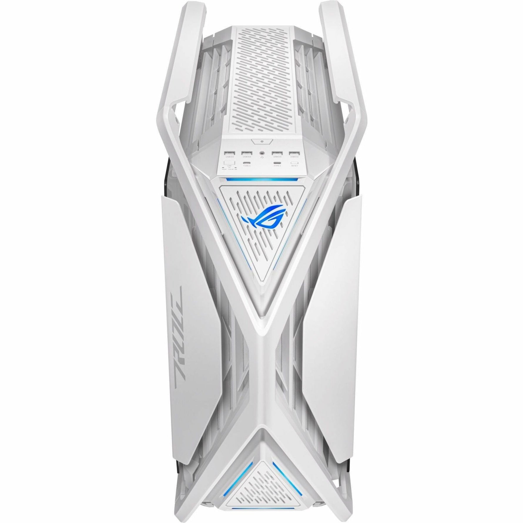 Asus ROG Hyperion GR701 Computer Case - EATX, ATX Motherboard Supported - Die-cast Aluminum Alloy, Aluminium, Metal, Tempered Glass - Top view