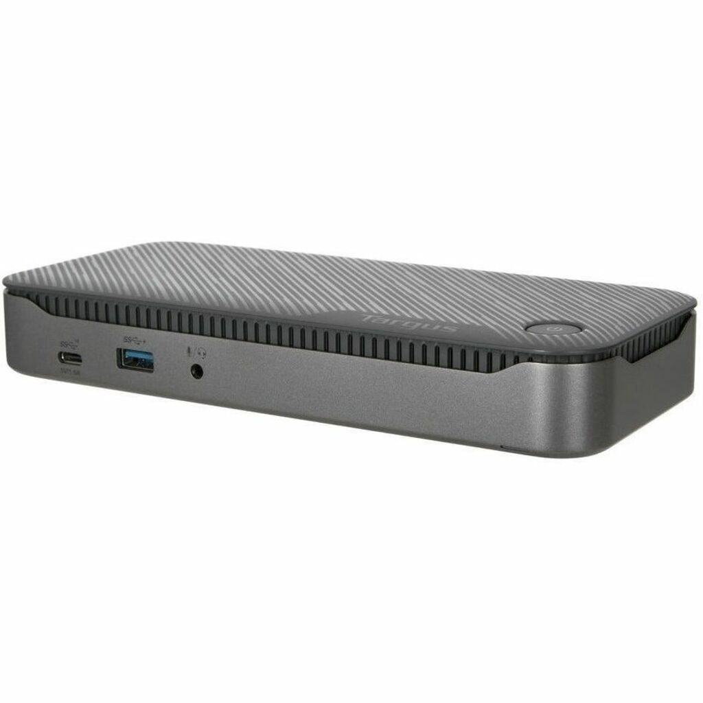 Targus DOCK710AUZ USB Type C Docking Station for Monitor, Notebook, Headphone, Speaker, Microphone - Silver