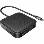 Targus HyperDrive HD583-GL USB4 Docking Station for Monitor, Notebook, Desktop PC - Black - Portable