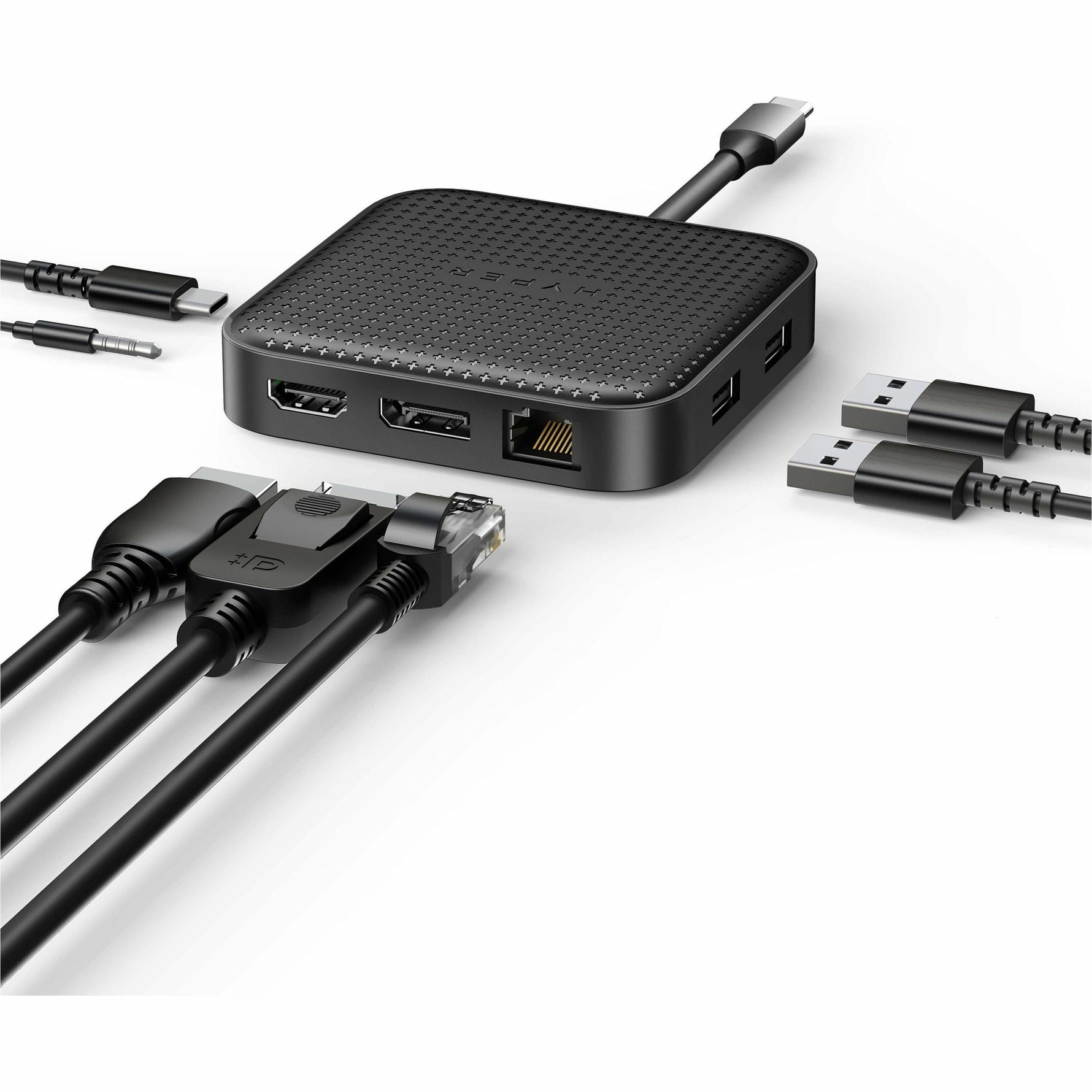 Targus HyperDrive HD583-GL USB4 Docking Station for Monitor, Notebook, Desktop PC - Black - Portable