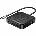 Targus HyperDrive HD583-GL USB4 Docking Station for Monitor, Notebook, Desktop PC - Black - Portable