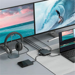 Targus HyperDrive HD583-GL USB4 Docking Station for Monitor, Notebook, Desktop PC - Black - Portable