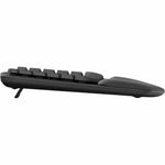 Logitech Wave Keys for Business Keyboard - Compact - Wireless Connectivity - USB Type A Interface - Graphite - Right view