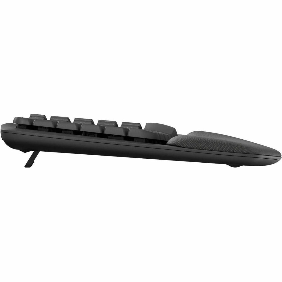 Logitech Wave Keys for Business Keyboard - Compact - Wireless Connectivity - USB Type A Interface - Graphite - Right view