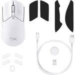 HP Pulsefire Haste 2 Gaming Mouse - Bluetooth - USB Type A - 6 Button(s) - 6 Programmable Button(s) - White - Alternate view 7