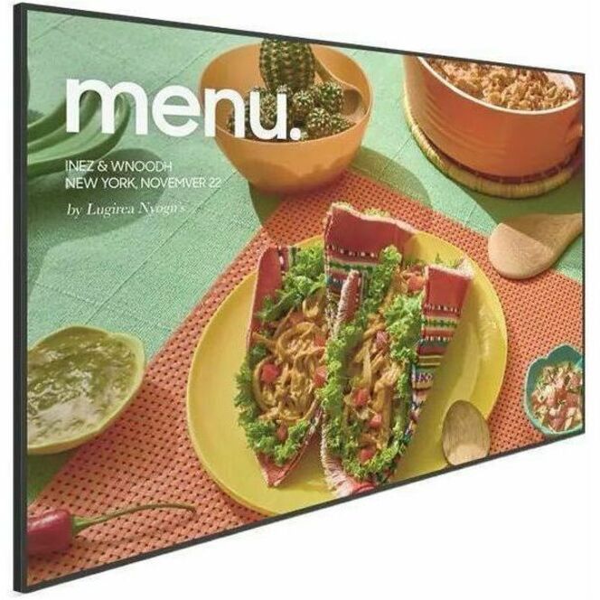 Samsung QM50C 50' LCD Digital Signage Display - 24 Hours/7 Days Operation - Right view