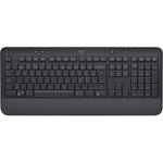 Logitech Signature K650 Keyboard - Wireless Connectivity - English - Graphite - Top view
