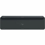 Logitech MX Keys S Keyboard - Full-size - Wireless Connectivity - USB Interface - English - Granite - Bottom view