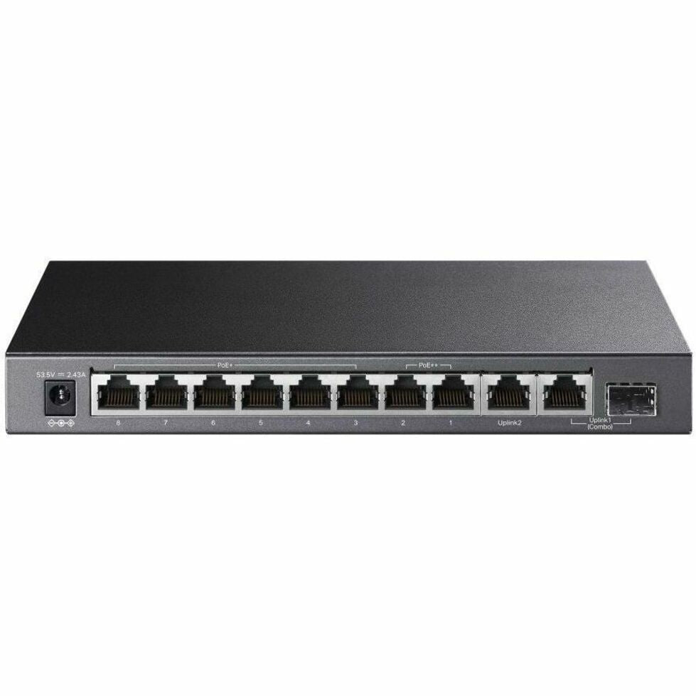 TP-Link TL-SG1210PP 10 Ports Ethernet Switch - Gigabit Ethernet - 1000Base-X, 10/100/1000Base-T