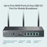 Omada ER706W Wi-Fi 6 IEEE 802.11 a/b/g/n/ac/ax Ethernet Wireless Router