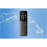 Yealink W77P IP Phone - Cordless - Corded - DECT - Desktop, Wall Mountable - Black, Classic Gray