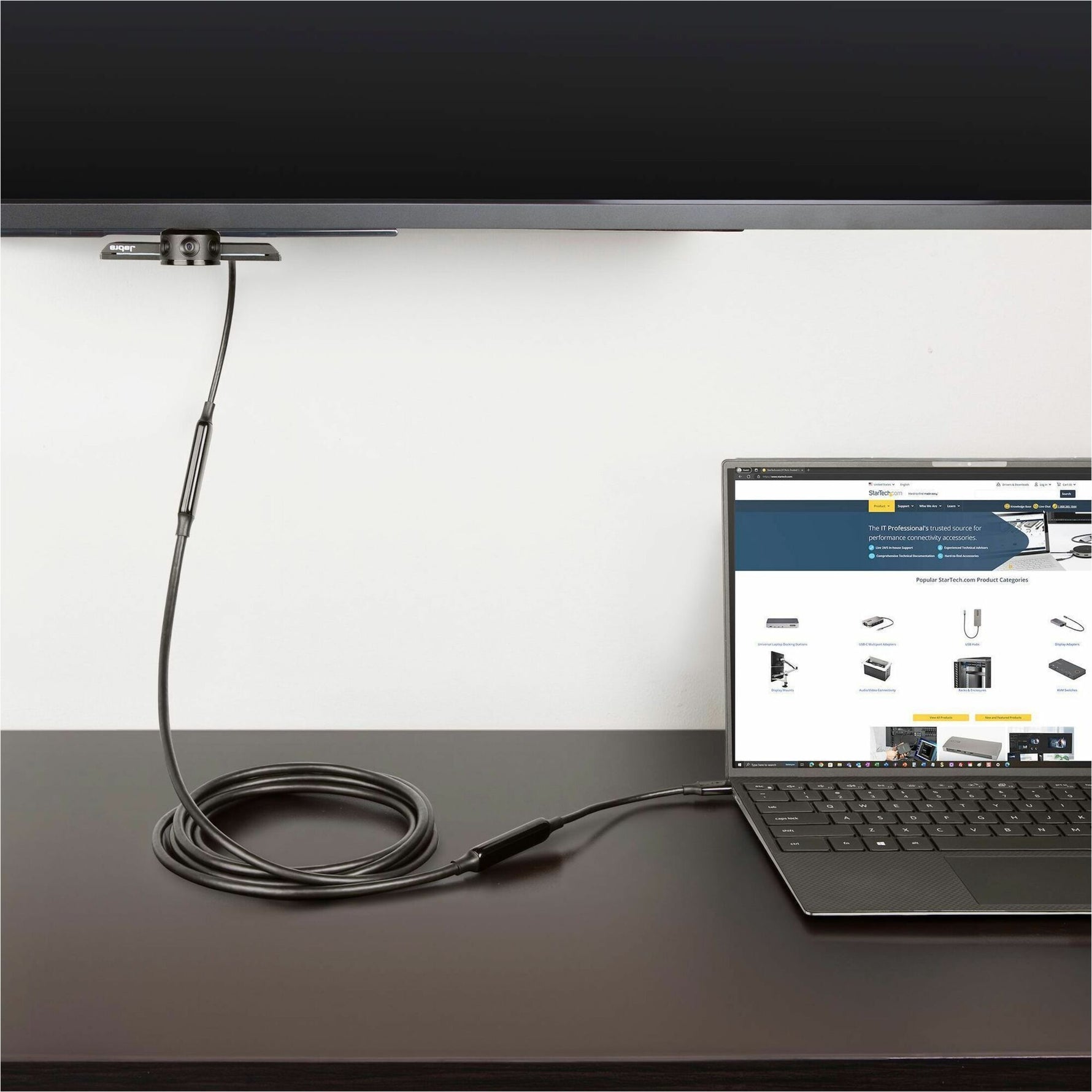 StarTech.com 3m (10ft) Active USB-C Cable, USB 3.2 Gen 2 10Gbps, Long USB Type-C Data Transfer Cable, 60W PD, 8K 60Hz, DP 1.4 Alt Mode - Alternate view 6
