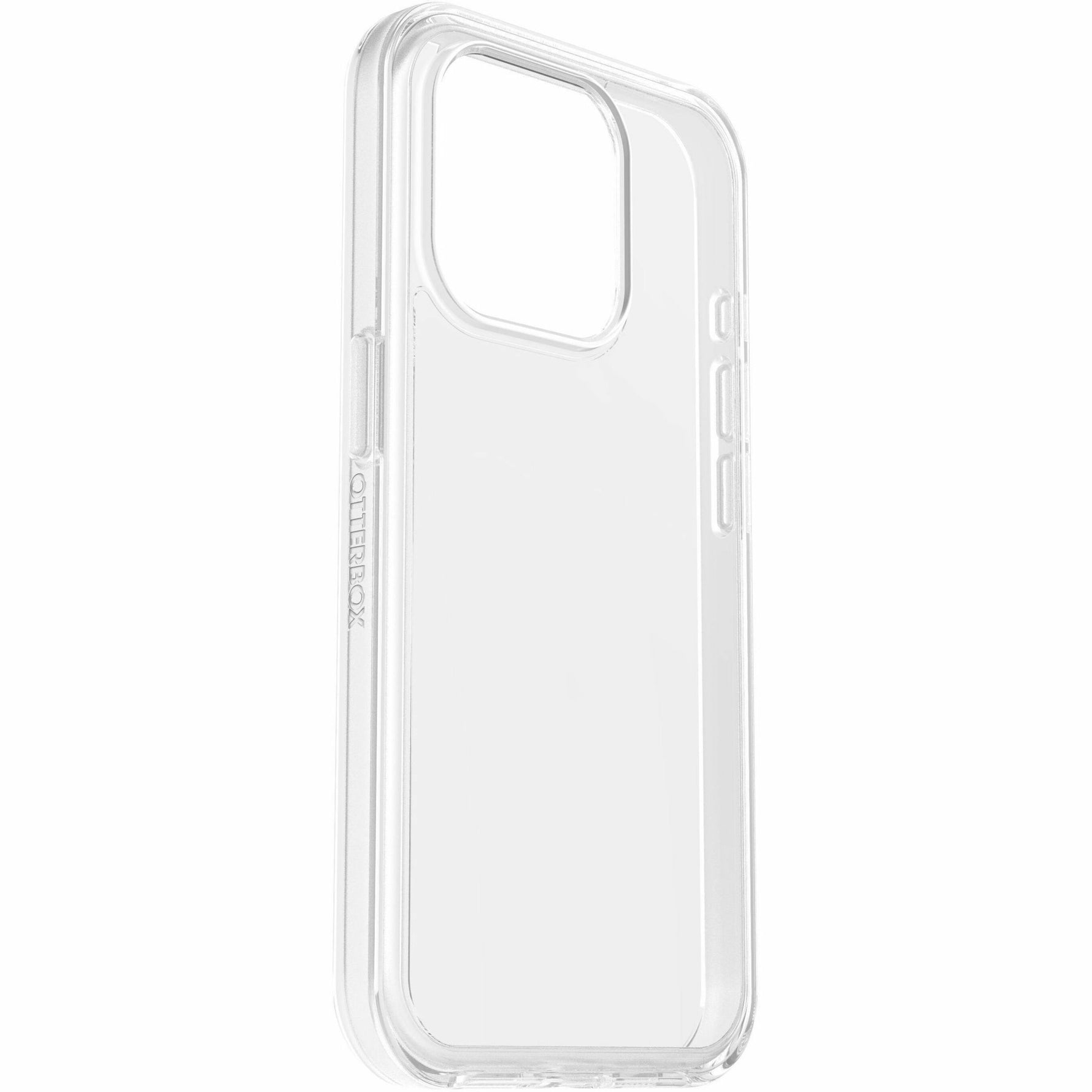 OtterBox Symmetry Case for Apple iPhone 15 Pro Smartphone - Clear - Retail - Right view