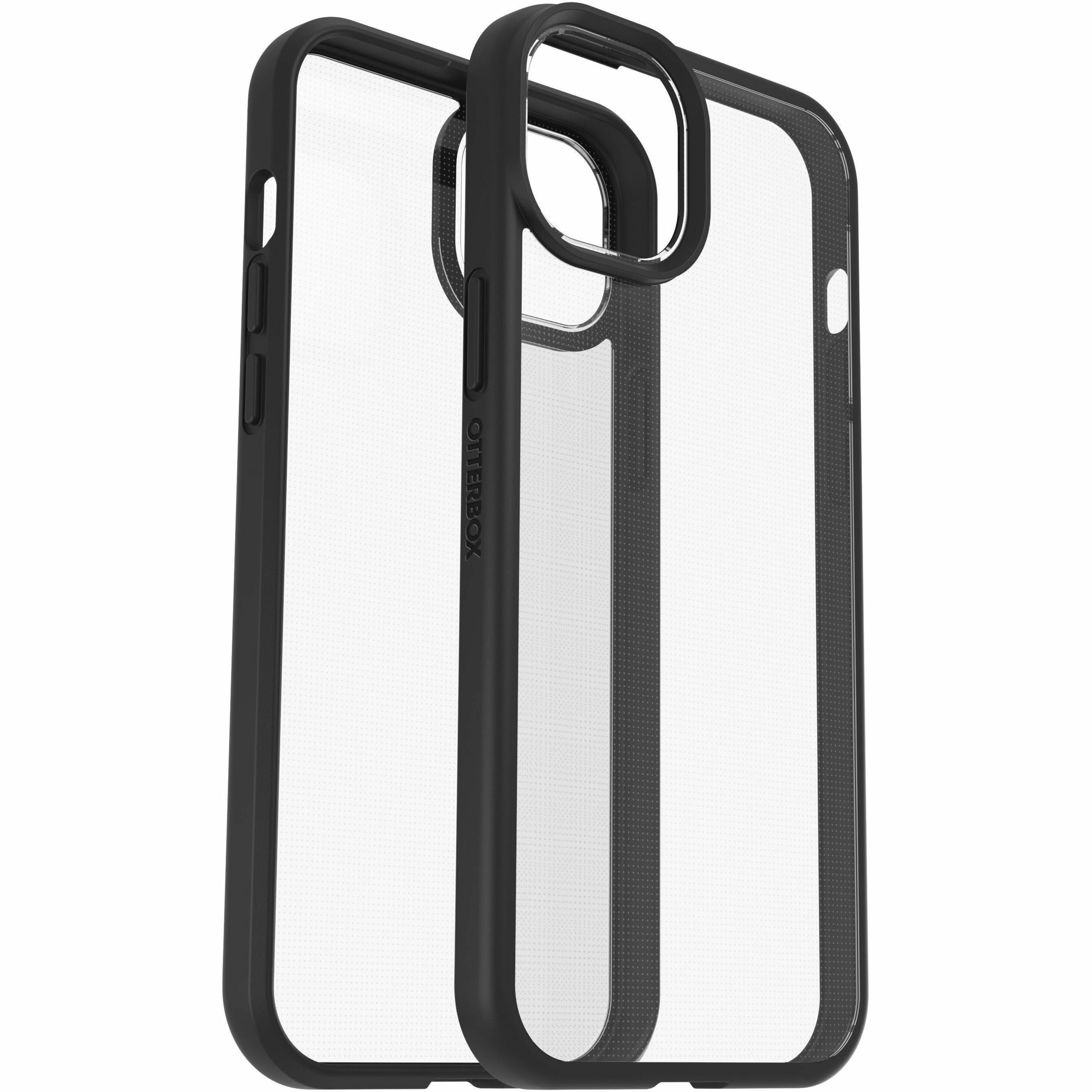 OtterBox React Case for Apple iPhone 15 Plus, iPhone 14 Plus Smartphone - Black Crystal - Retail