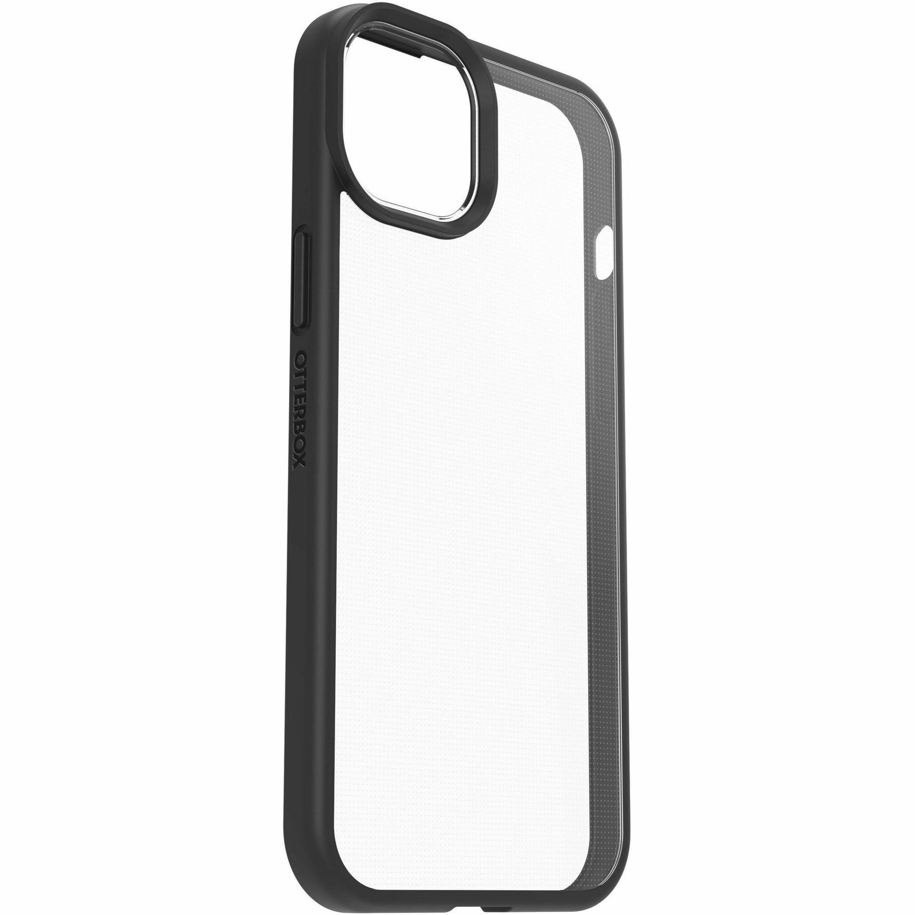 OtterBox React Case for Apple iPhone 15 Plus, iPhone 14 Plus Smartphone - Black Crystal - Retail - Right view