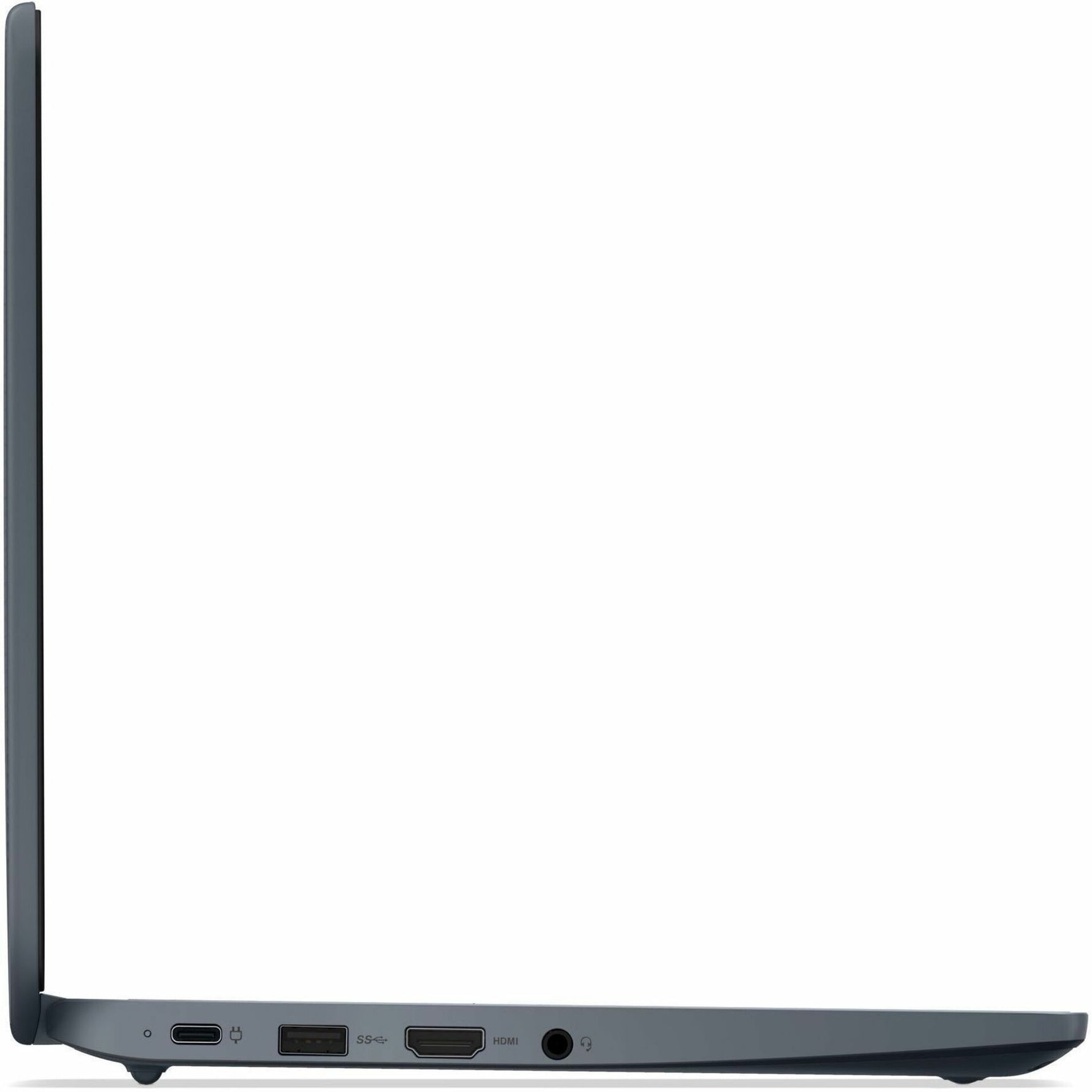 Lenovo 100w Gen 4 82VLS02400 11.6' Notebook - HD - Intel N-Series N100 - 4 GB - 128 GB SSD - English (US) Keyboard - Slate Grey - Right view