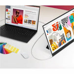 LG gram +view 16MR70 16' Class WQXGA LCD Monitor - 16:10 - Silver, Black - Alternate view 11