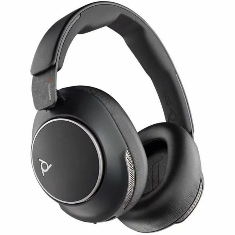 Poly Voyager Surround 80 UC Wired/Wireless Over-the-ear, Over-the-head, On-ear Stereo Headset - Black