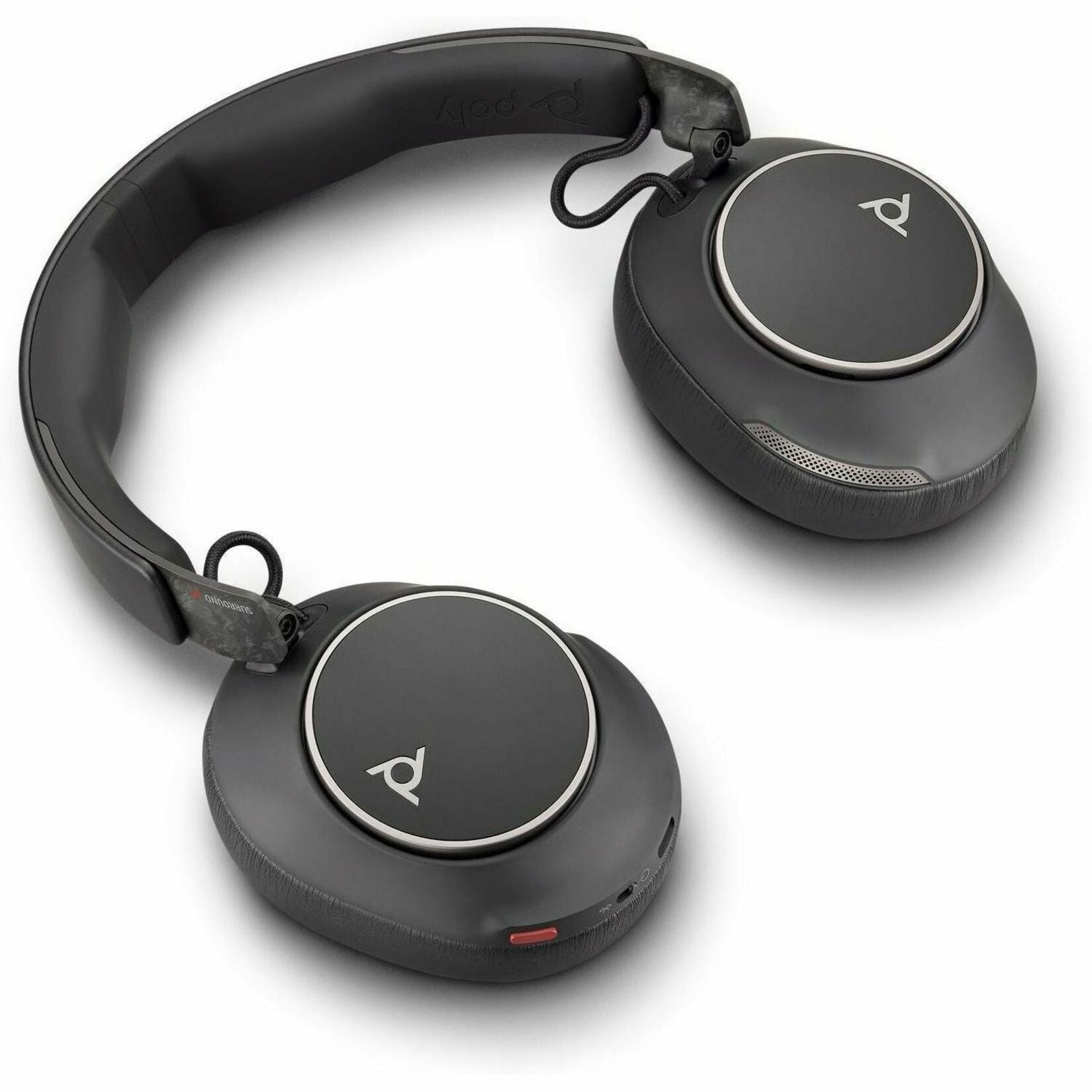 Poly Voyager Surround 80 UC Wired/Wireless Over-the-ear, Over-the-head, On-ear Stereo Headset - Black - Alternate view 14