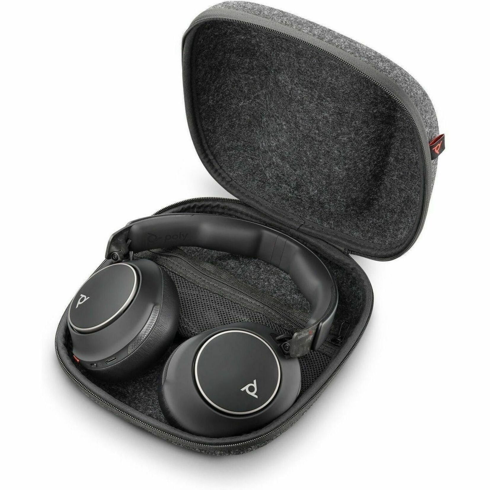 Poly Voyager Surround 80 UC Wired/Wireless Over-the-ear, Over-the-head, On-ear Stereo Headset - Black - Alternate view 16
