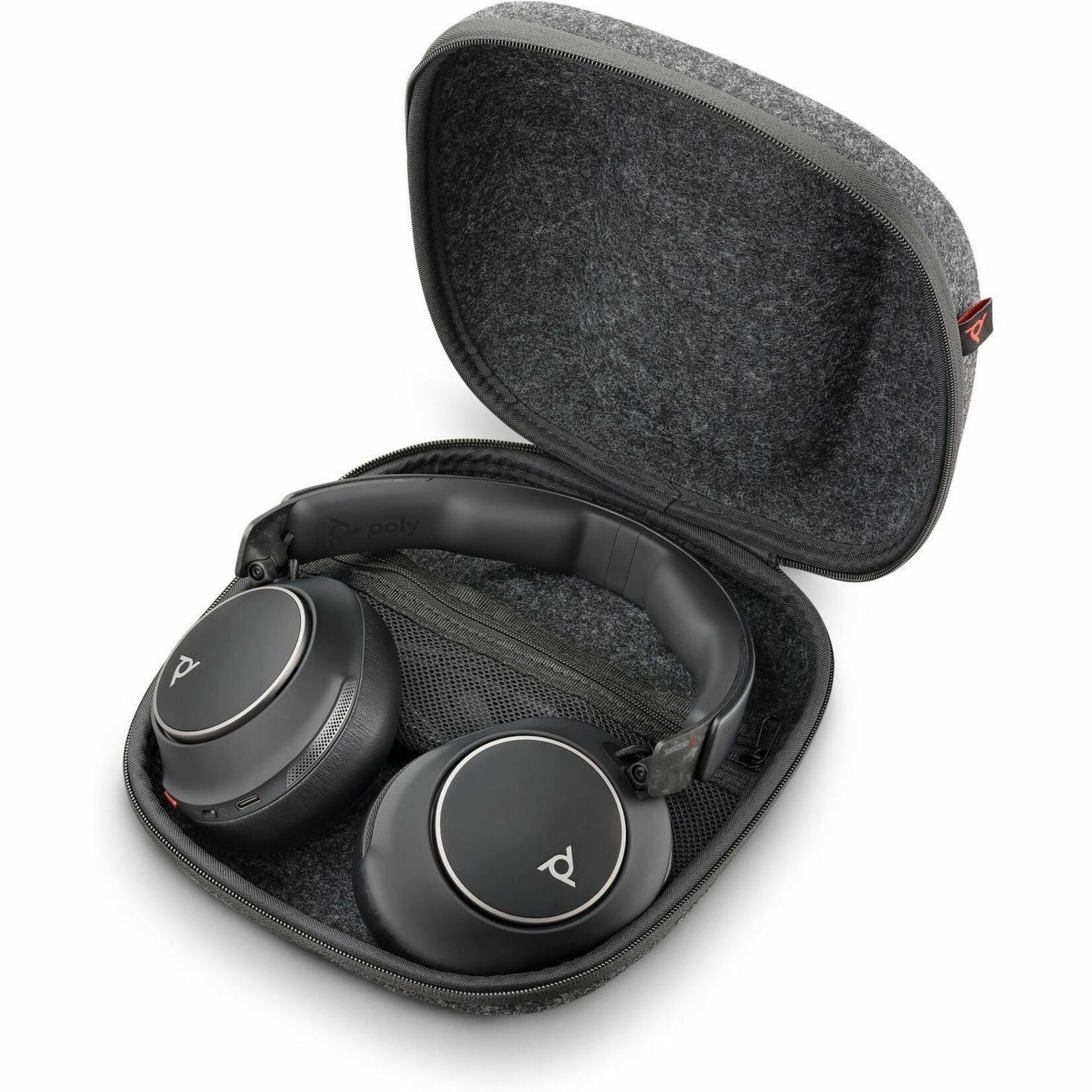 Poly Voyager Surround 80 UC Wired/Wireless Over-the-ear, Over-the-head, On-ear Stereo Headset - Black - Alternate view 15