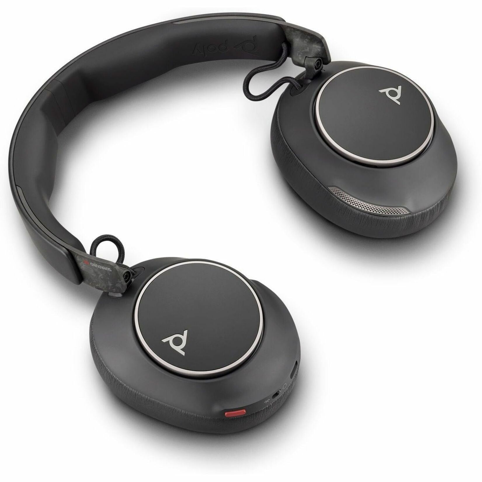 Poly Voyager Surround 80 UC Wired/Wireless Over-the-ear, Over-the-head, On-ear Stereo Headset - Black - Alternate view 13