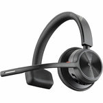 Poly Voyager 4300 UC 4310-M Wireless Over-the-head, On-ear Mono Headset - Black - Bottom view
