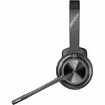 Poly Voyager 4300 UC 4310 Wired/Wireless Over-the-head, On-ear Mono Headset - Black - Left view