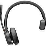 Poly Voyager 4300 UC 4310 Wired/Wireless Over-the-head, On-ear Mono Headset - Black - Right view