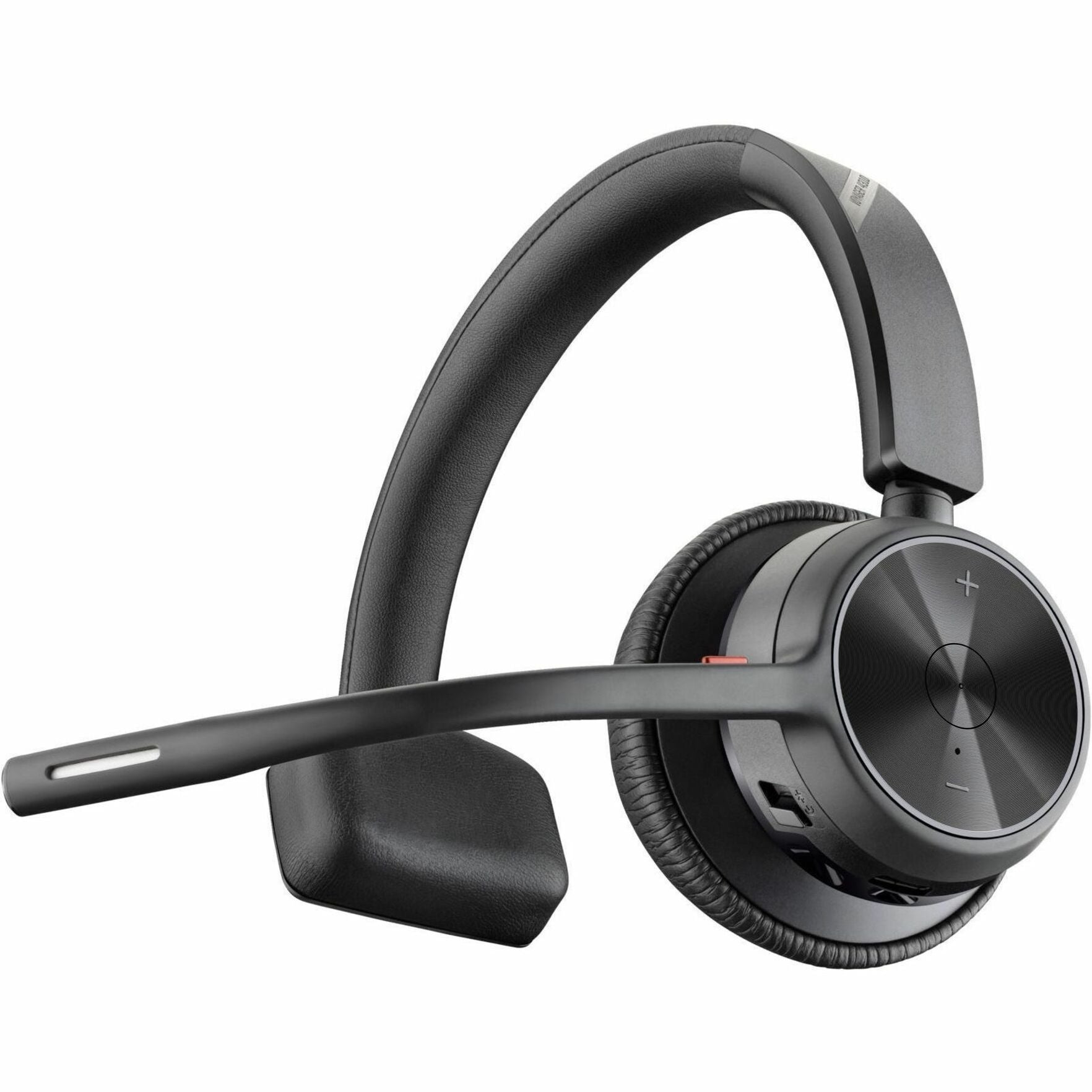 Poly Voyager 4300 UC 4310 Wired/Wireless Over-the-head, On-ear Mono Headset - Black - Right view