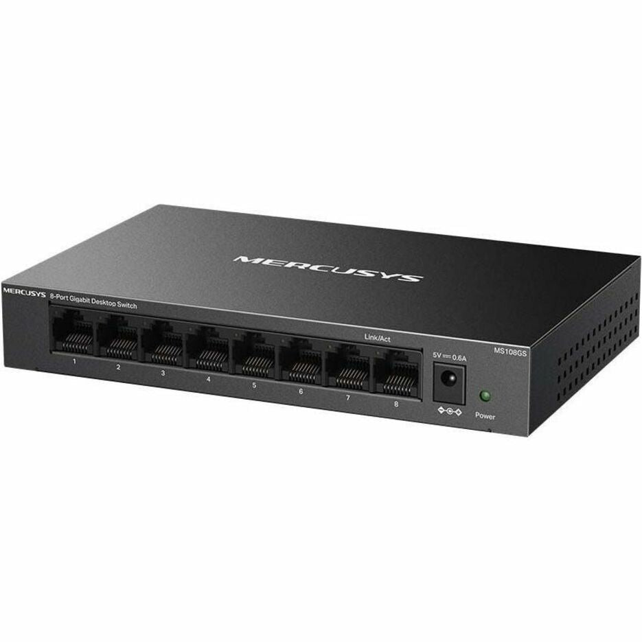 MERCUSYS MS108GS 8 Ports Ethernet Switch - Gigabit Ethernet - 10/100/1000Base-T