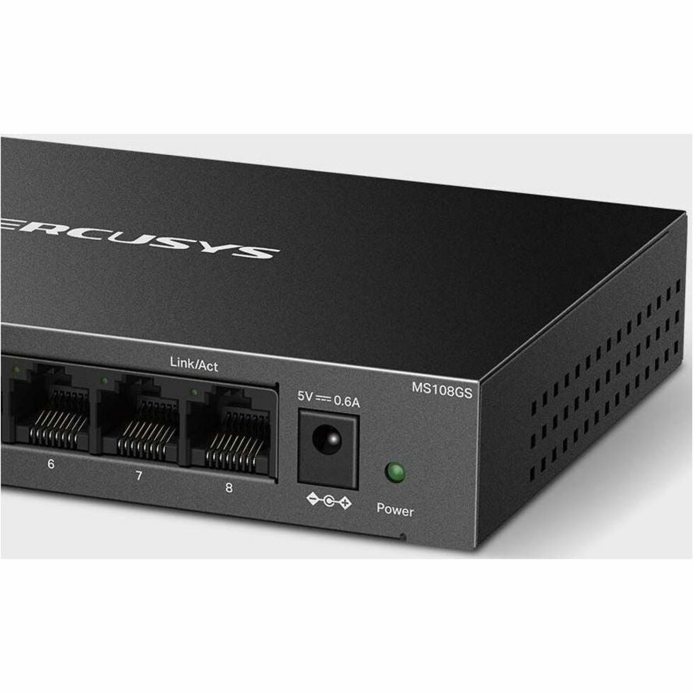 MERCUSYS MS108GS 8 Ports Ethernet Switch - Gigabit Ethernet - 10/100/1000Base-T