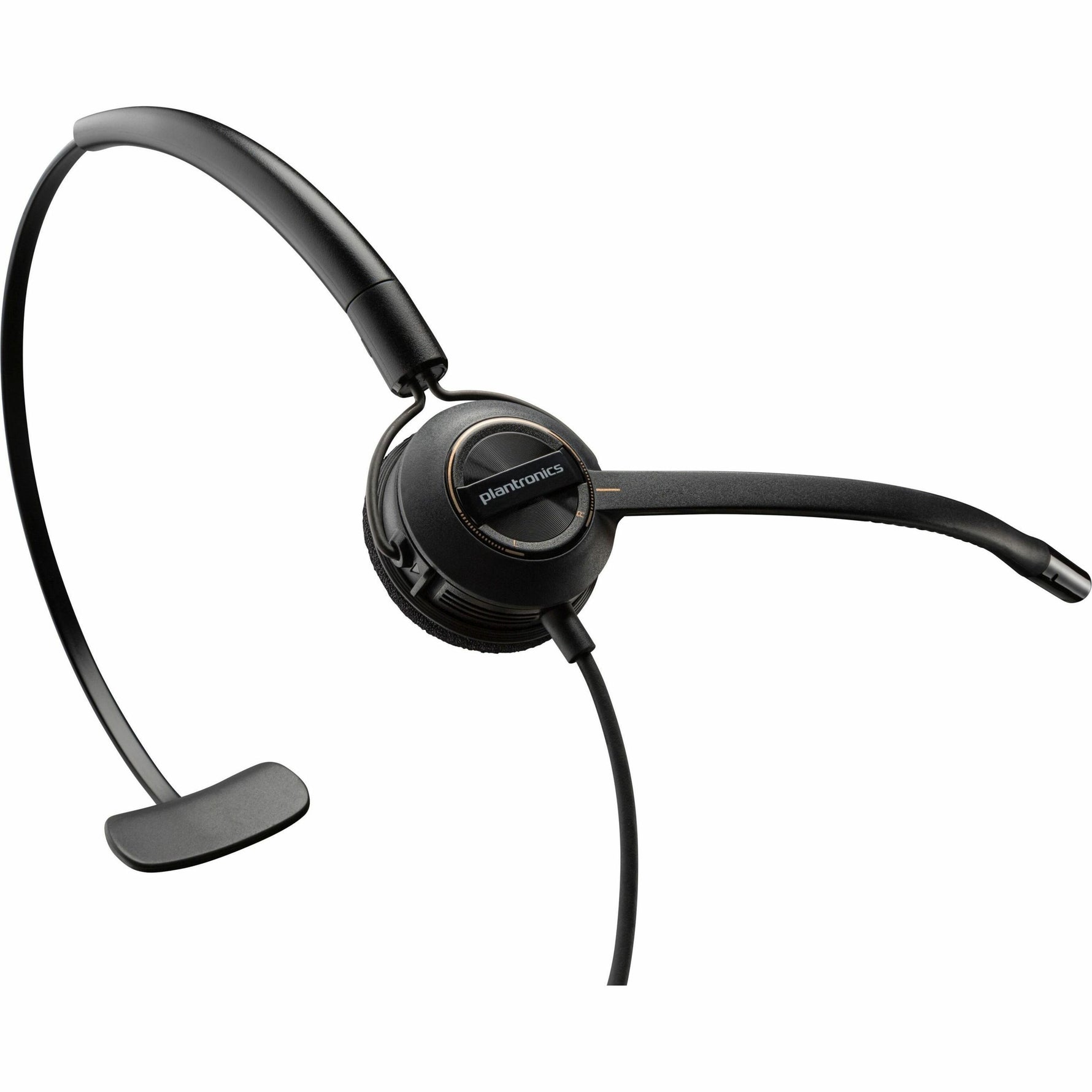 Poly EncorePro 500 540 Wired On-ear, Over-the-head, Over-the-ear, Behind-the-head Mono Headset - Black - Right view