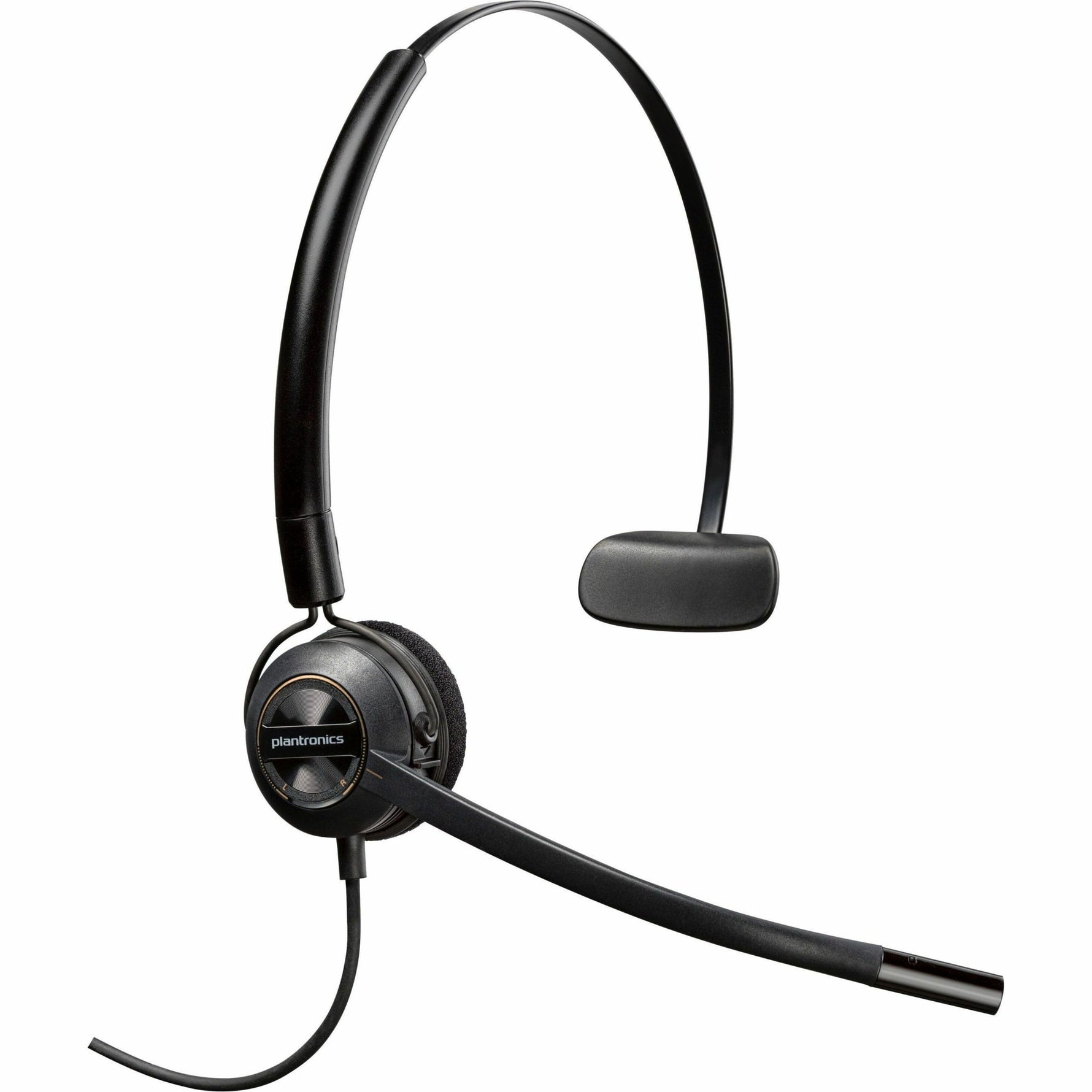 Poly EncorePro 500 540 Wired On-ear, Over-the-head, Over-the-ear, Behind-the-head Mono Headset - Black - Alternate view 7