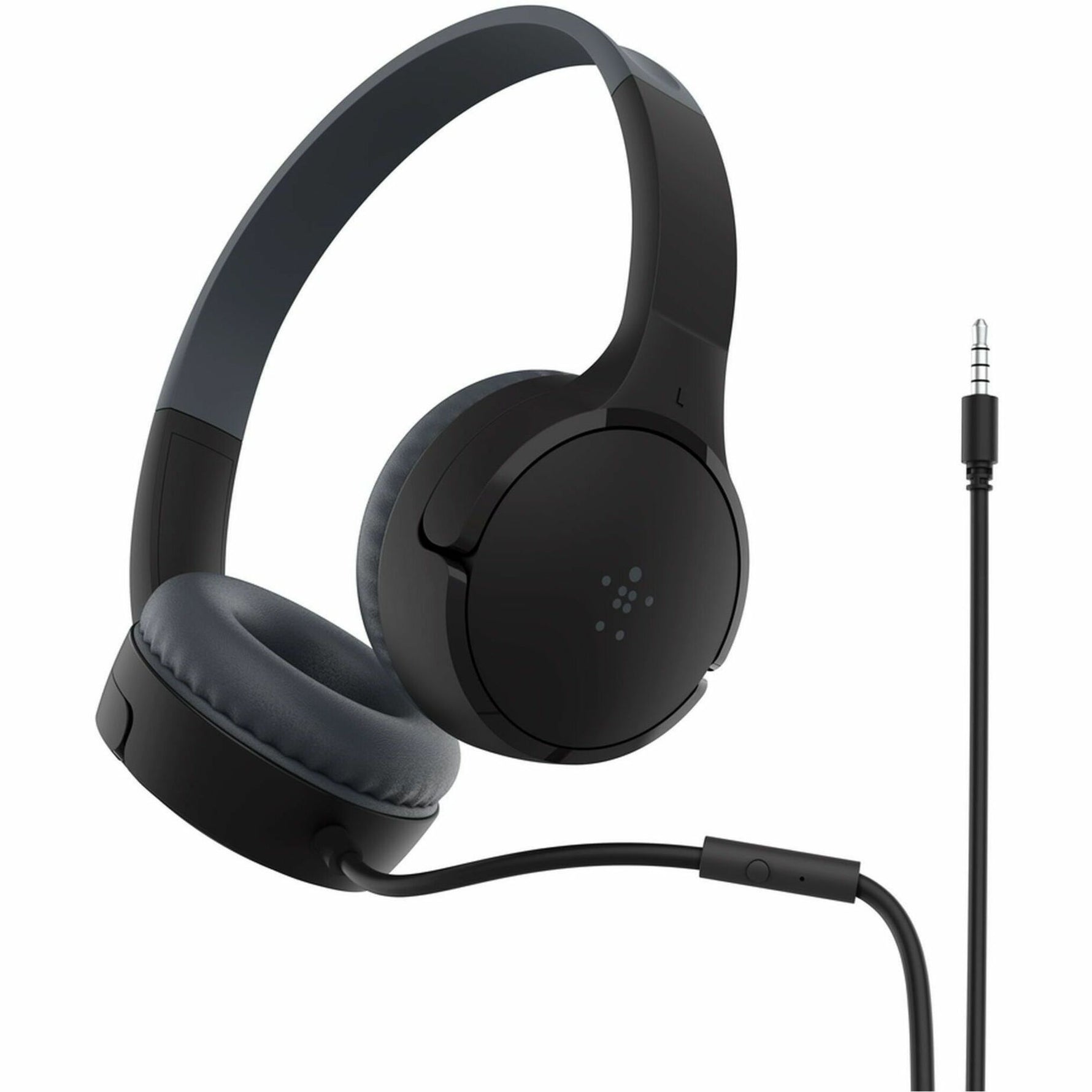 Belkin SOUNDFORM Mini Wired Over-the-head Stereo Headset - Black