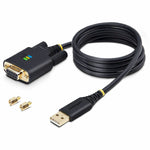 StarTech.com 3ft (1m) USB to Null Modem Serial Adapter Cable, COM Retention, FTDI, RS232, Changeable DB9 Screws/Nuts, Windows/macOS/Linux - Alternate view 7
