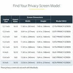 StarTech.com 16-inch 16:10 Flip-Up Privacy Screen w/Touch, Anti-Glare Privacy Filter, Laptop Monitor Screen Protector, Blue Light Filter - Alternate view 6