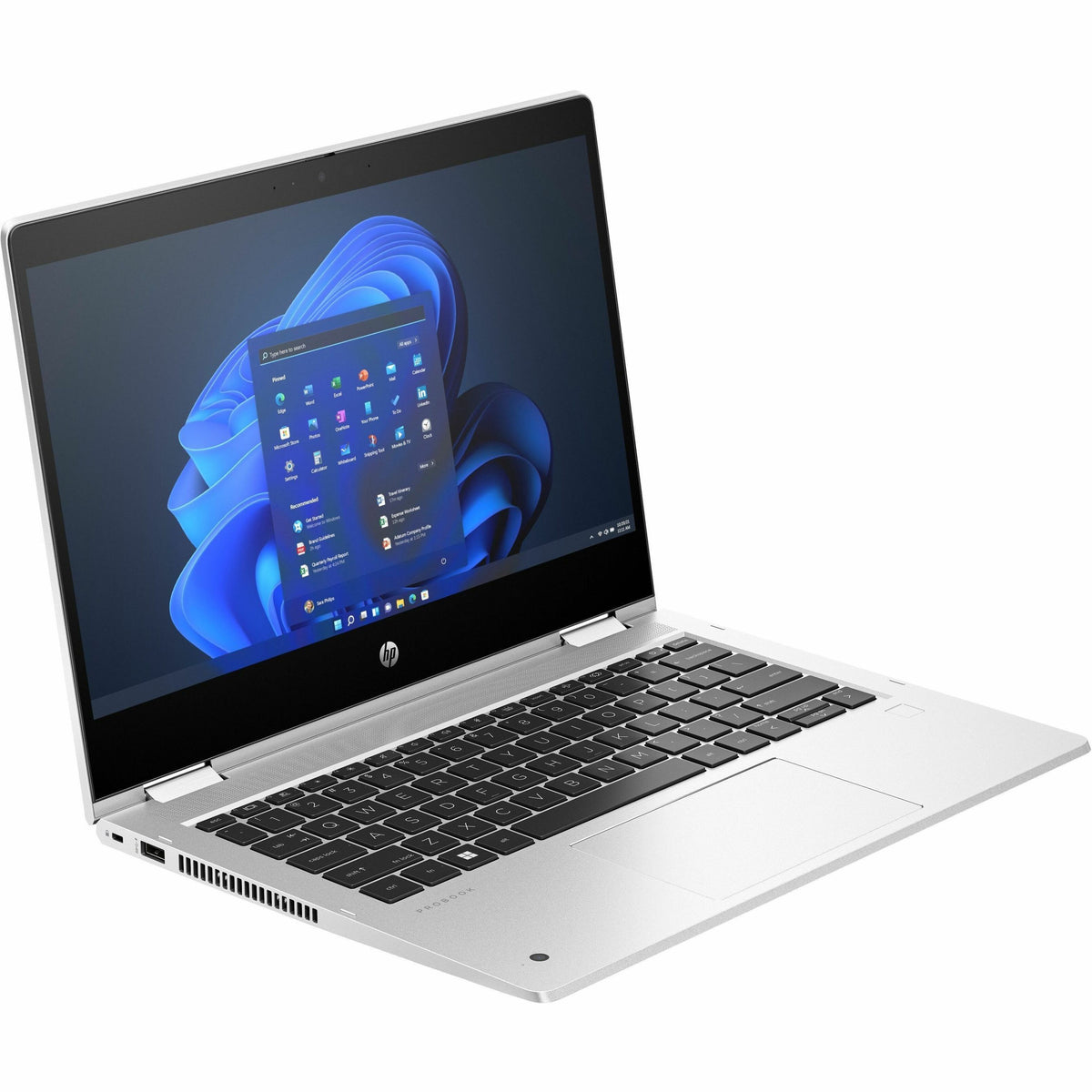 HP Pro x360 435 G10 13.3' Touchscreen Convertible 2 in 1 Notebook - Full HD - 60 Hz - AMD Ryzen 5 7530U - 16 GB - 256 GB SSD - Pike Silver Aluminum