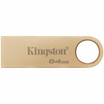 Kingston DataTraveler SE9 G3 64 GB USB 3.1 (Gen 1) Type A Flash Drive - Gold - Top view